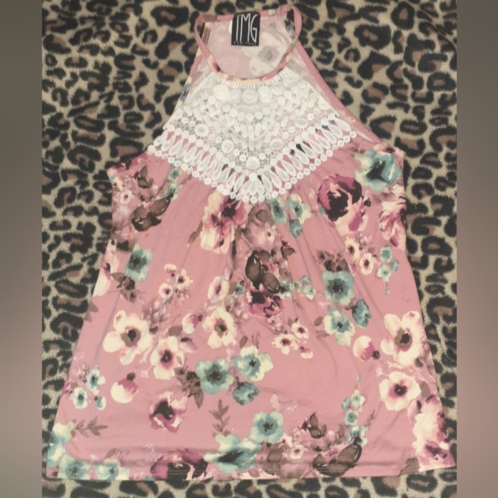 Women's TMG New York Embroidered Tank Top Size Large